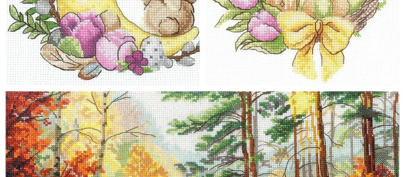 New cross stitch designs by Andriana - September 2022
