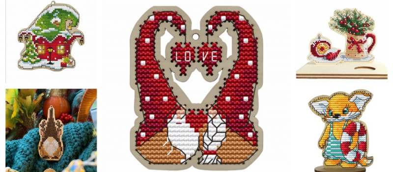 New brand - Kind Fox by Wizardi - cross-stitch kits & embroidery accessories - October 2022